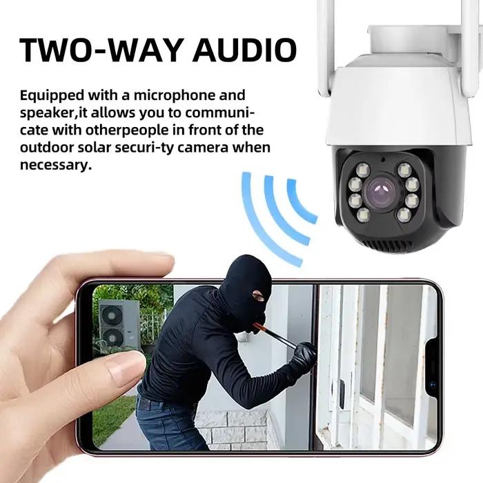 WIFI 4G caméra IP extérieure sécurité à domicile suivi automatique