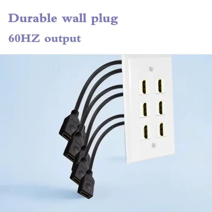 Panneau de prise femelle à femelle Compatible HDMI