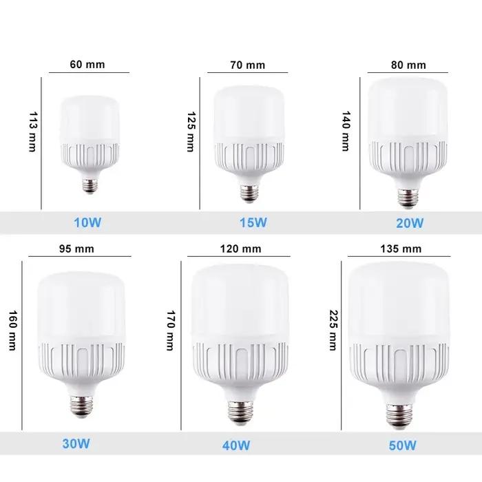 50/40/30/20/15W LED ampoule E27 vis bouche lumières Protection des yeux économie d'énergie lampe intérieur salon chambre bureau éclairage