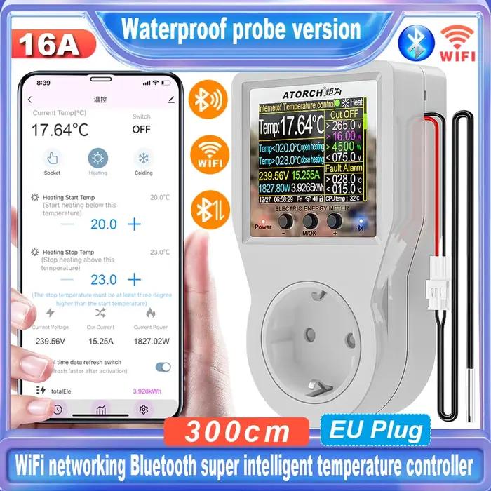 Prise de Thermostat intelligente WIFI Tuya 16A
