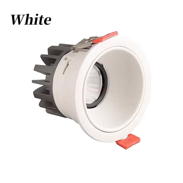Spot Lumineux LED Encastrable à Intensité Réglable, Luminaire Décoratif de Plafond, Idéal pour un Sa