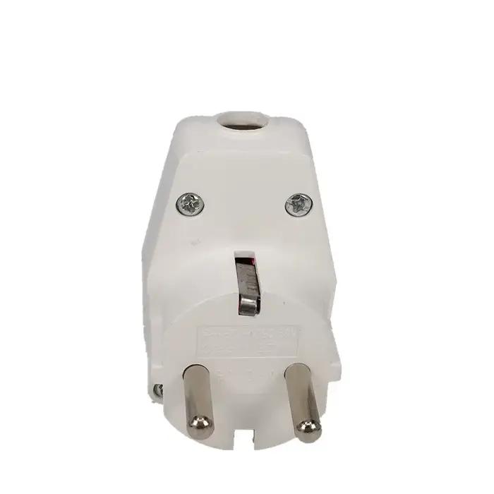 Adaptateur réwireable ue avec interrupteur marche/arrêt lumière LED prise électrique 250V 10A