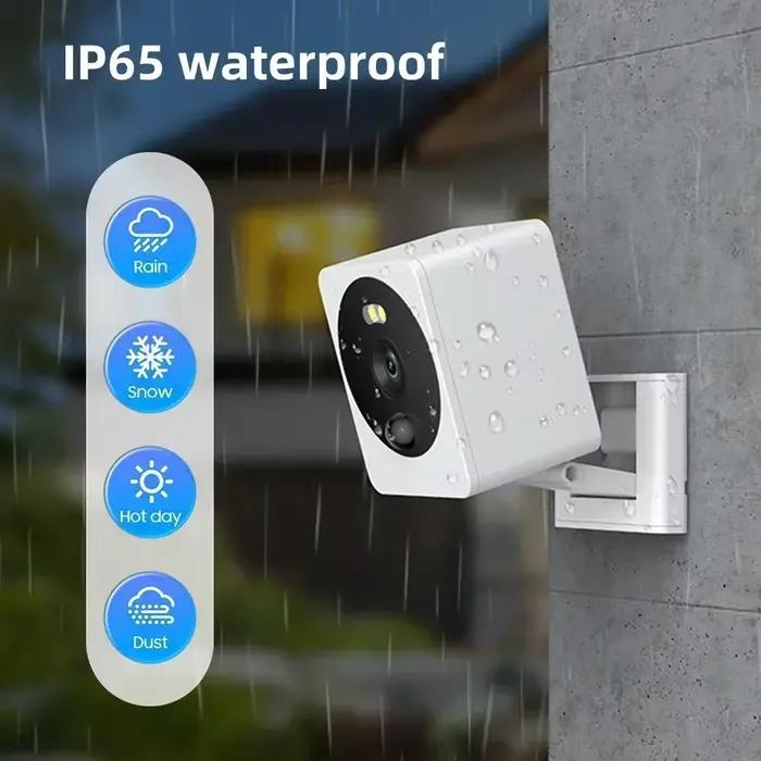 Caméra WiFi Tuya Smart Life 5MP HD Détection de mouvement Vision nocturne couleur