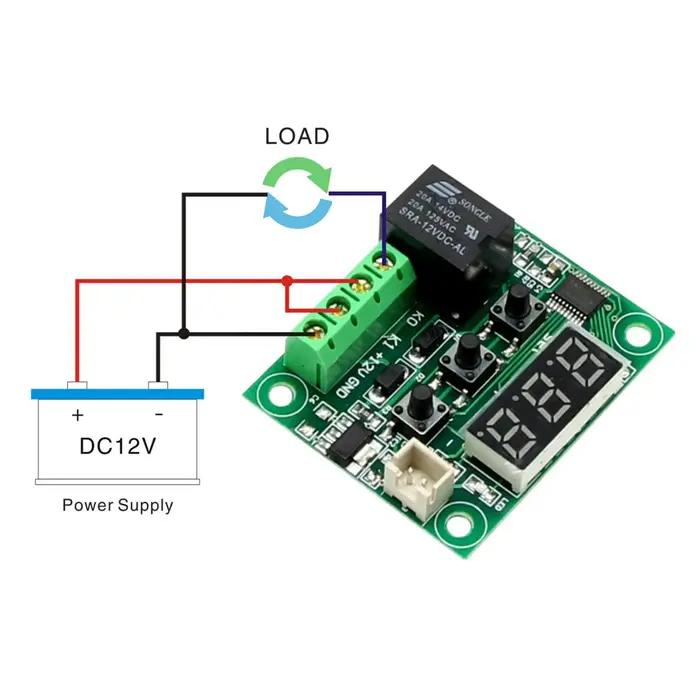 Thermostat numérique de température froide/chaleur DC 12V W1209