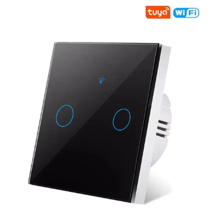Interrupteur Tactile Intelligent WiFi Prêt à L'Emploi Compatible Alexa Google Home Occasions Spéciales Modernisation Maison Bureau