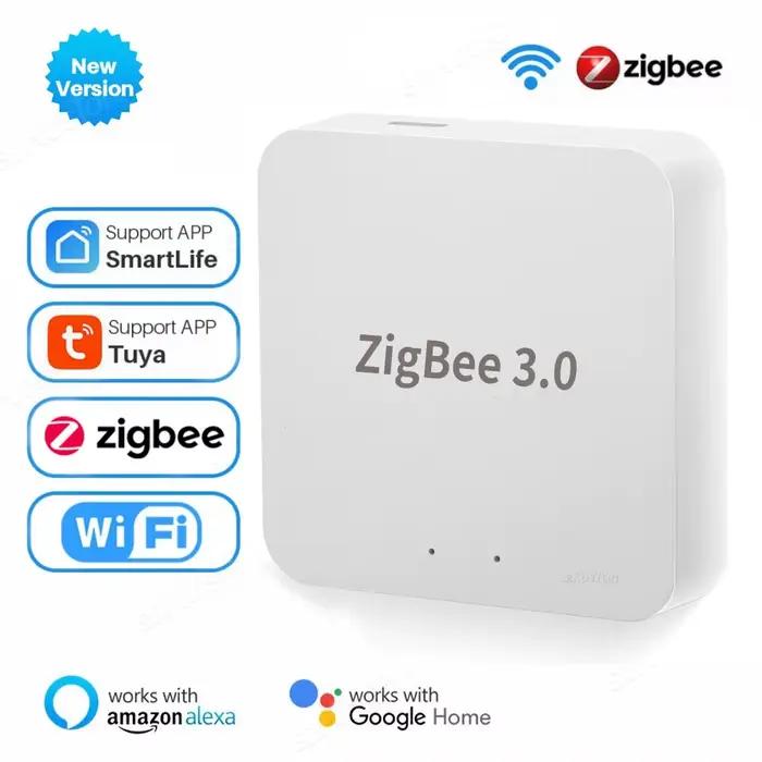 Tuya Zigbee 3.0 Hub passerelle maison intelligente pont sans fil application Smart Life télécommande dispositif d'automatisation fonctionne avec Alexa Google