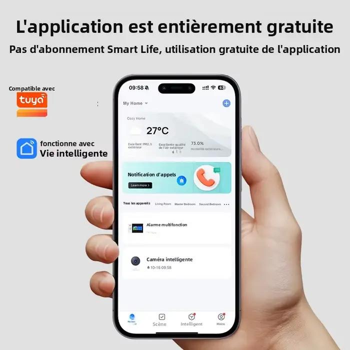 Système d'alarme de sécurité domestique intelligent PGST 4G GSM WIFI