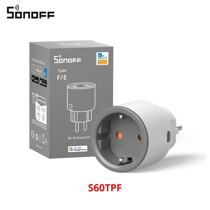 Prise intelligente WiFi S60 EU/UK avec moniteur d'alimentation