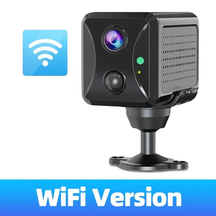 Ubox 5MP HD 4G Sim Mini caméra à faible consommation d'énergie WiFi Batterie 2400mAh