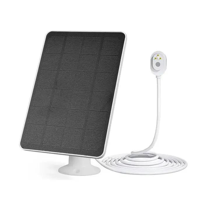 Panneau de charge solaire pour caméra de surveillance, Arlo Pro 4, Ultra 2, Pro 3, Ultra, Pro5S, 5V,