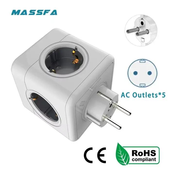 MASSFA Multi EU multiprise prise électrique Cube