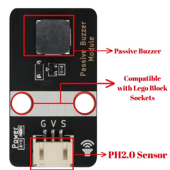 Module d'alarme sonore passif 5V