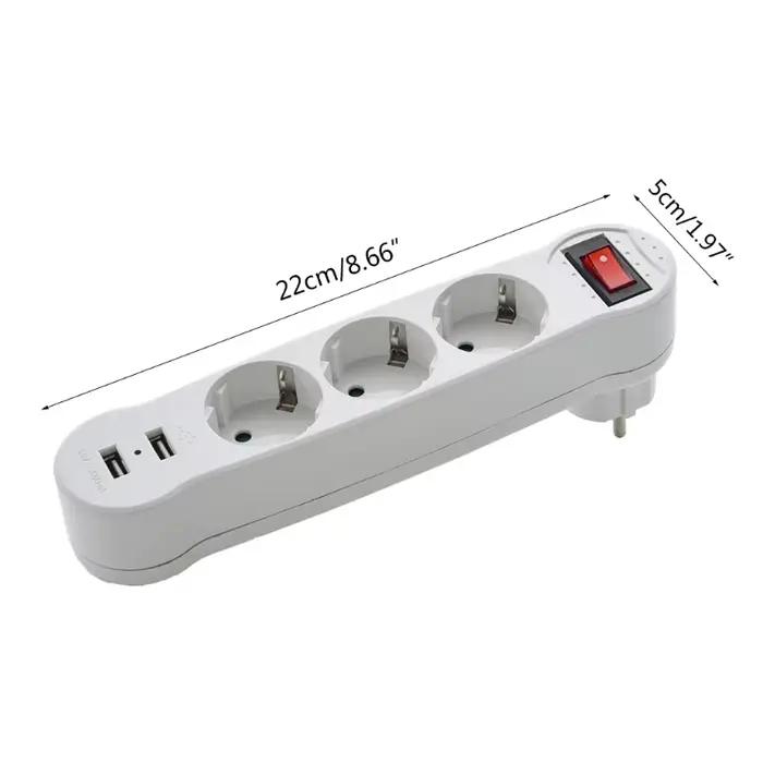 Adaptateur d'extension Standard allemand vers prises électriques ue