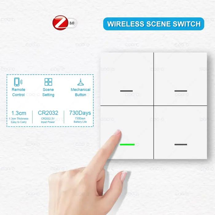 Tuya Zigbee – interrupteur de scène intelligent sans fil