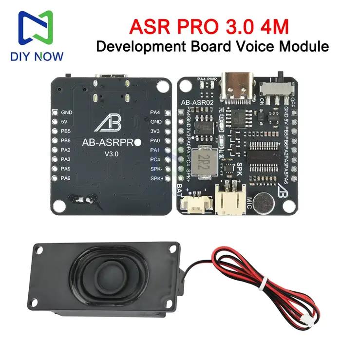 ASR PRO 3.0 4M Module de contrôle de reconnaissance vocale intelligente carte de développement