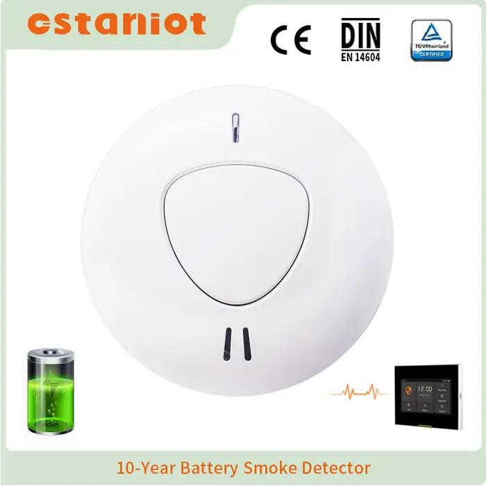 Détecteur de fumée avec batterie de 10 ans
