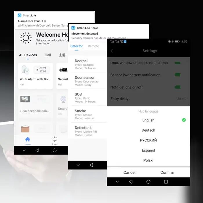 Topvico bouton de panique WiFi pour personnes âgées alerte de chute de vie d'urgence Tuya alarme SOS intelligente appel