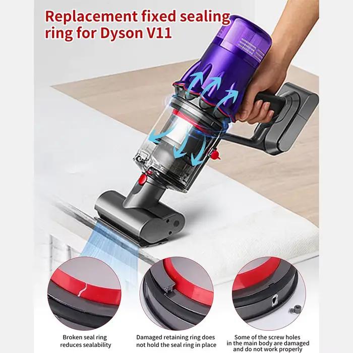 Bague d'étanchéité supérieure fixe pour aspirateur Dyson V11 V15 SV14 SV15 SV22, pièce de réparation