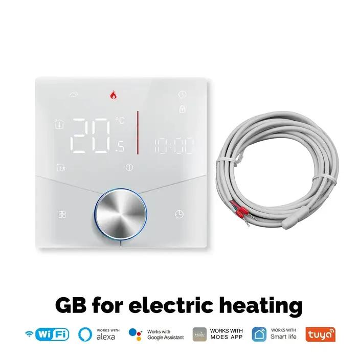 MOES Tuya WiFi bouton intelligent Thermostat chaudière à gaz chauffage électrique régulateur de température écran LCD