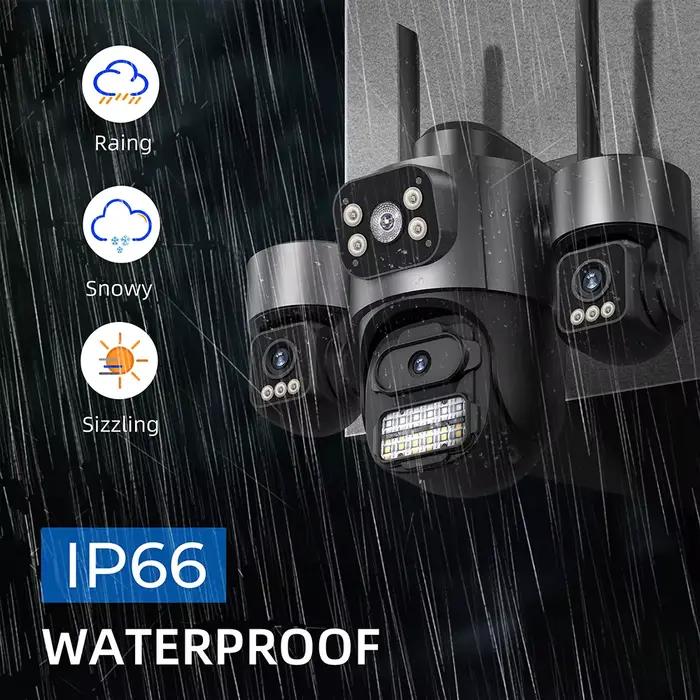 Caméra de sécurité 15MP iCsee écrans 3 HD suivi automatique WiFi