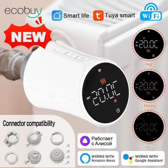 Nouveau Tuya Wifi vanne thermostatique radiateur Thermostat intelligent