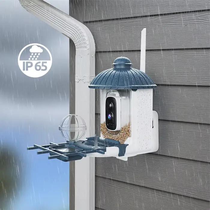 Caméra d'alimentation pour oiseaux HD 4MP avec technologie infrarouge étanche pour observation des oiseaux occasions spéciales