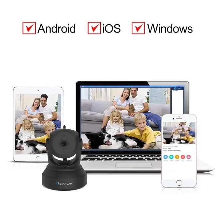 Vstarcam-Caméra de surveillance réseau Eye4 PTZ IP WiFi HD 3MP/1080p (C24S)