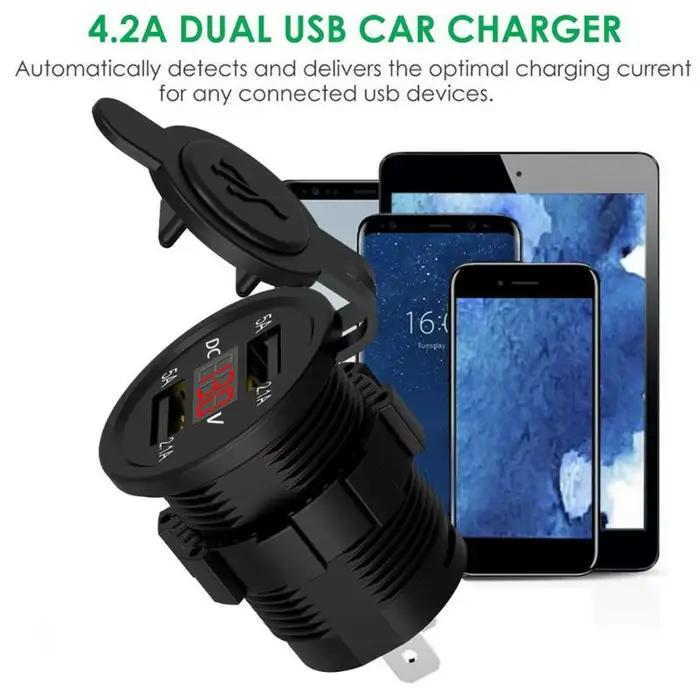 Adaptateur de prise de courant à double Ports USB